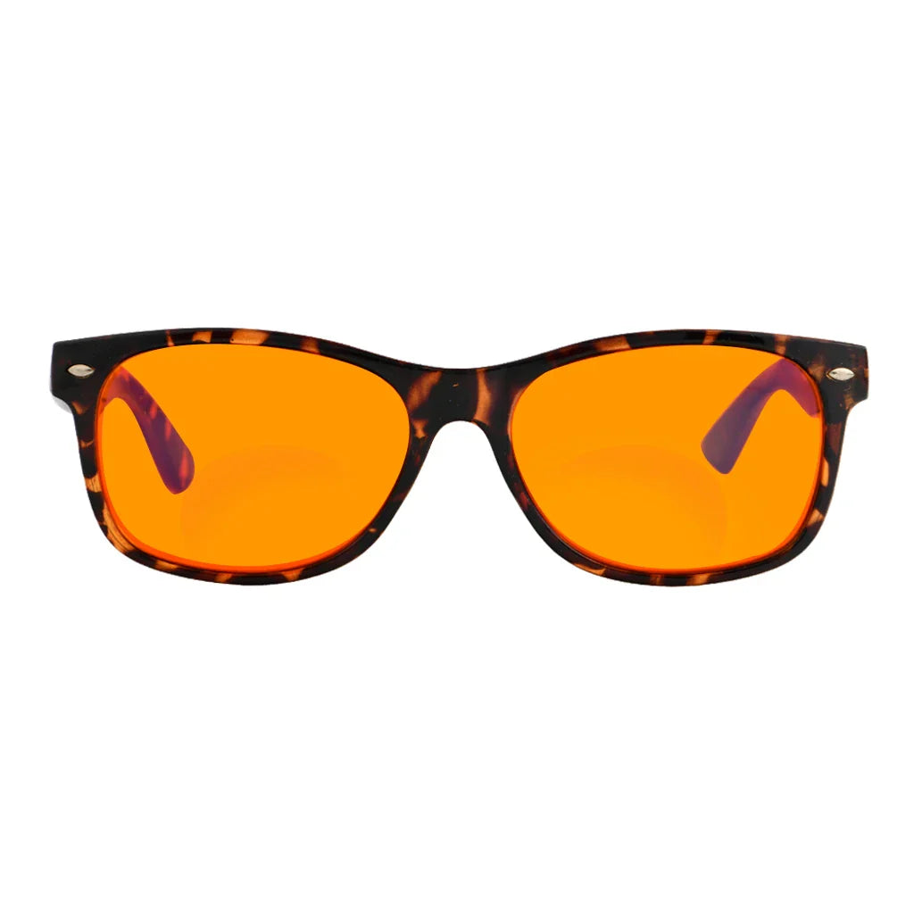 Orange Tinted Blue Blocking Bifocal Readers Women Men