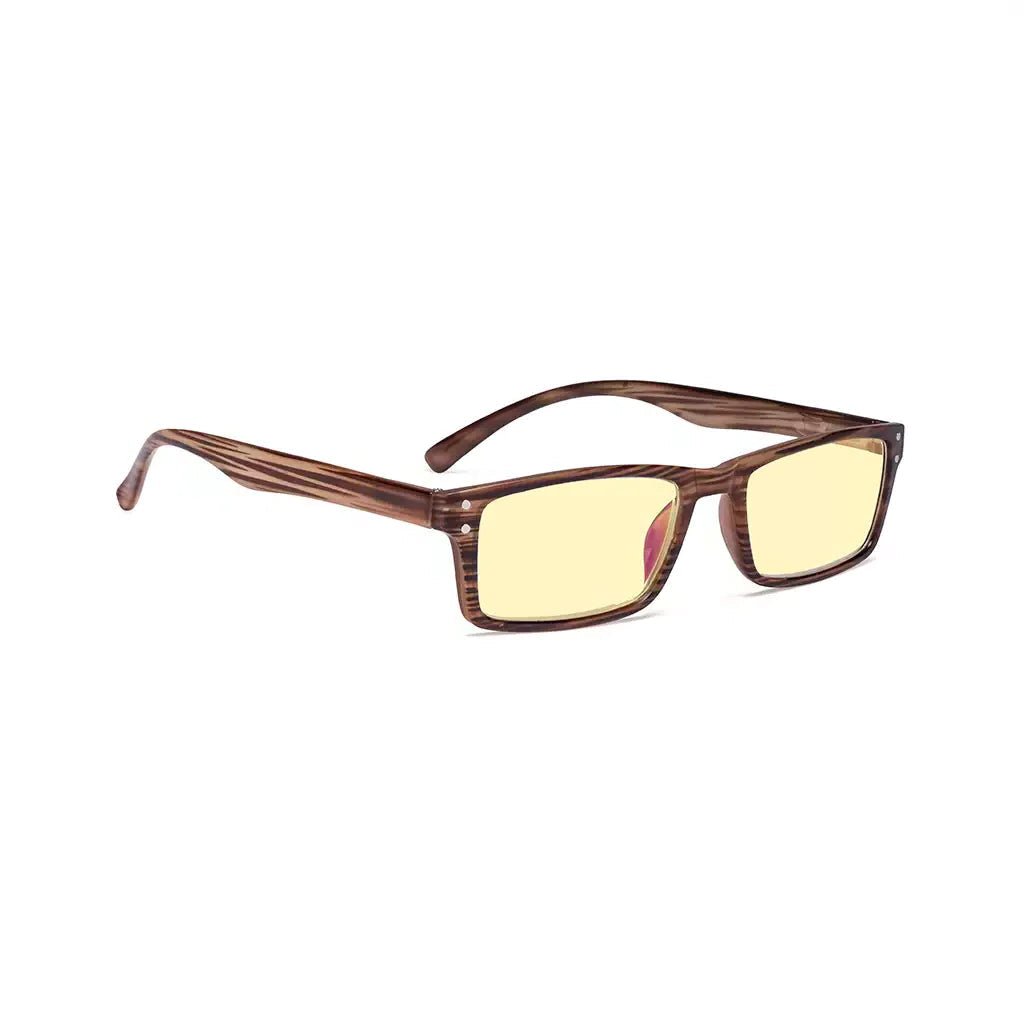 Vintage Rectangle Blue Light Blocking Reading Glasses Women Men