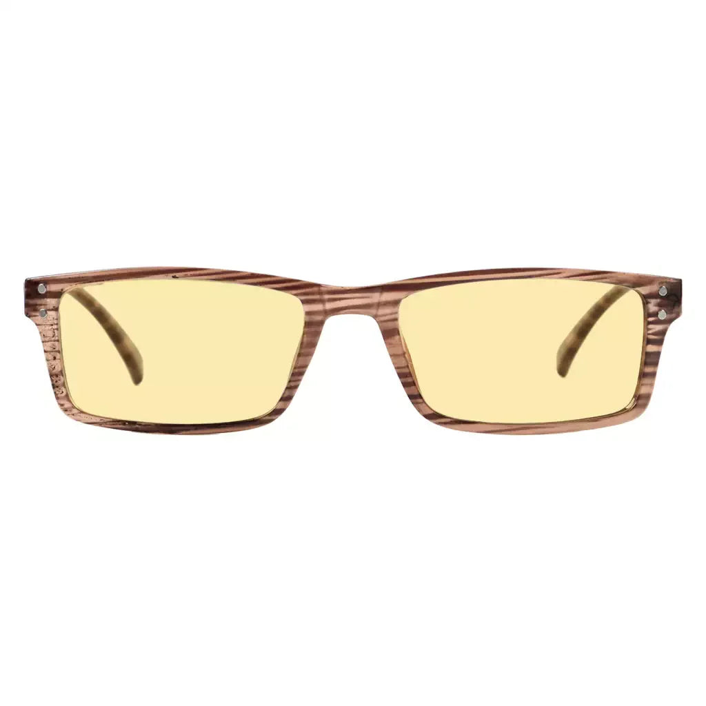 Vintage Rectangle Blue Light Blocking Reading Glasses Women Men