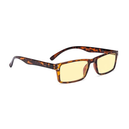 Vintage Rectangle Blue Light Blocking Reading Glasses Women Men