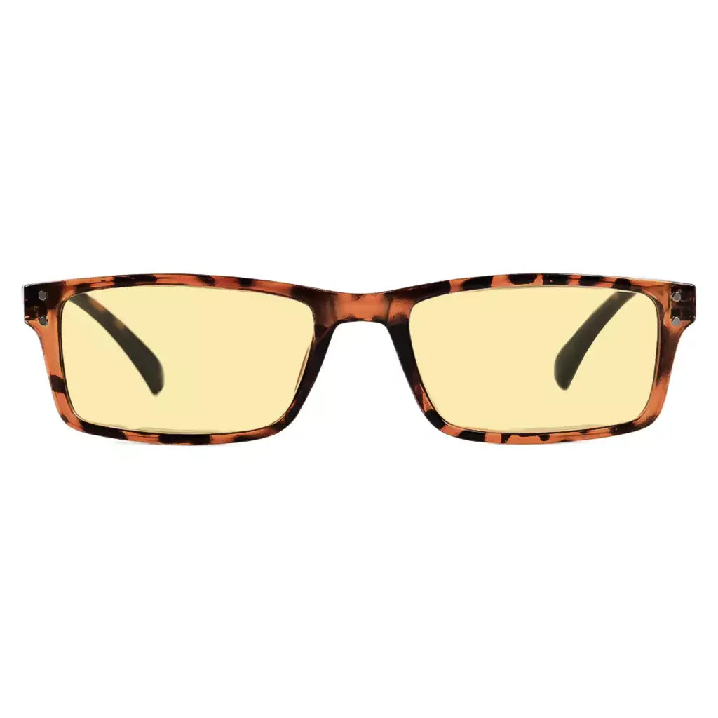 Vintage Rectangle Blue Light Blocking Reading Glasses Women Men