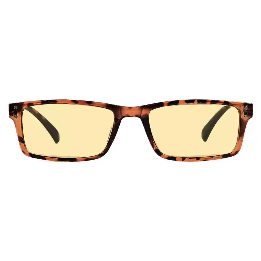 Vintage Rectangle Blue Light Blocking Reading Glasses Women Men