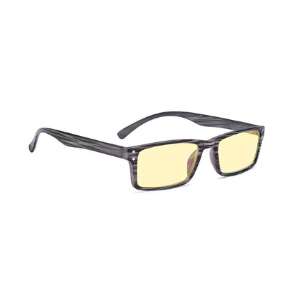 Vintage Rectangle Blue Light Blocking Glasses Women Men