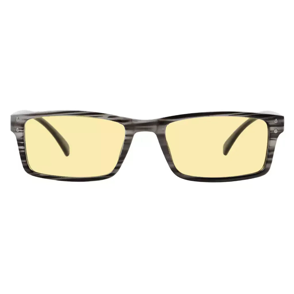 Vintage Rectangle Blue Light Blocking Glasses Women Men