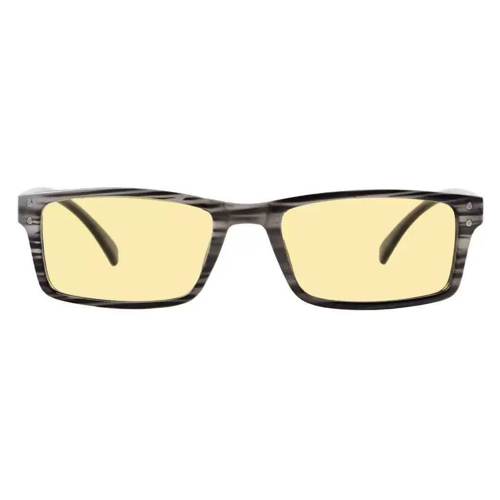 Vintage Rectangle Blue Light Blocking Glasses Women Men