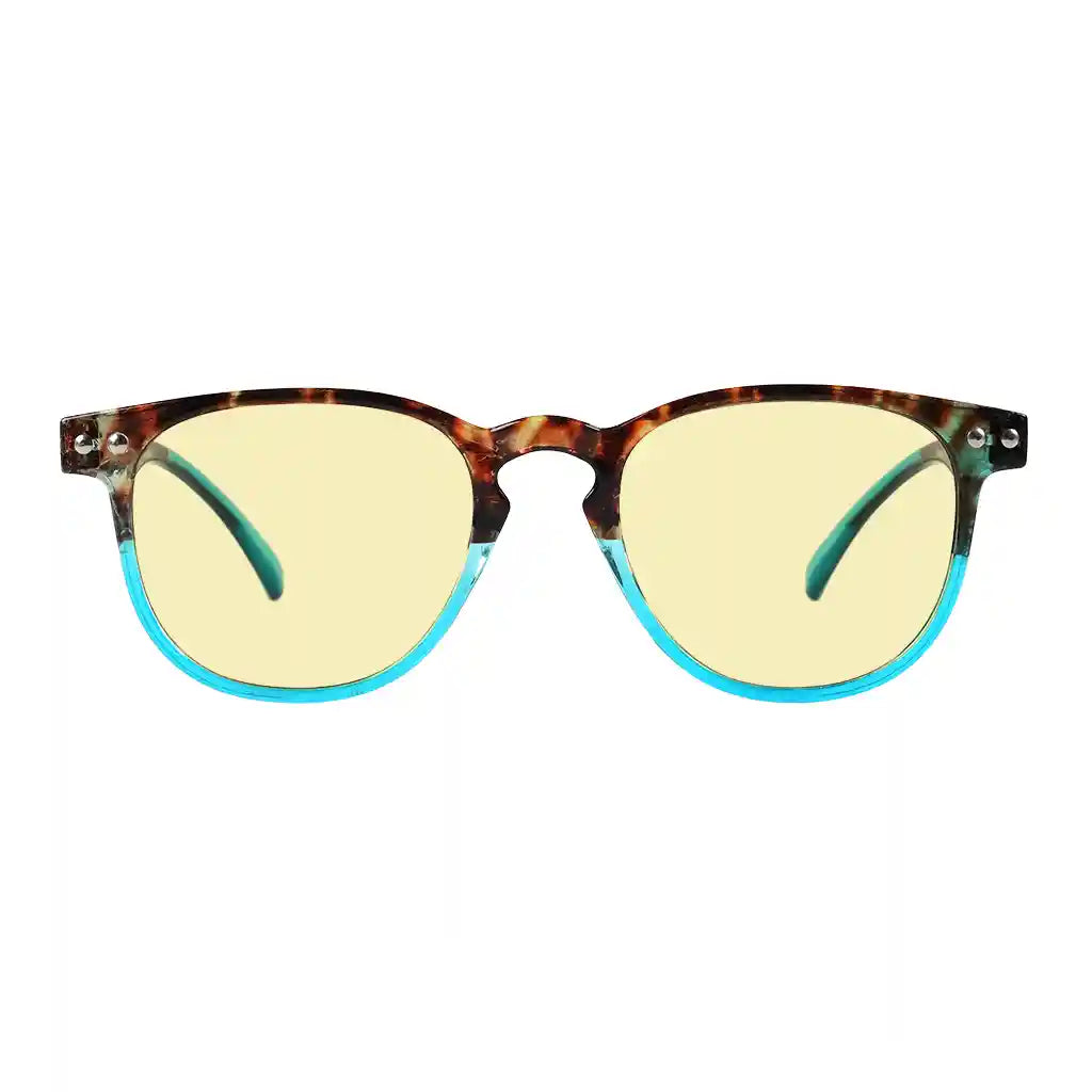 Yellow Tinted Blue Light Blocking Reading Glasses For Women