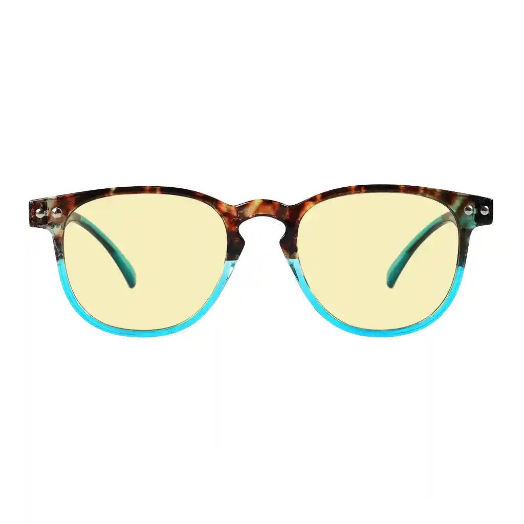 Yellow Tinted Blue Light Blocking Reading Glasses For Women