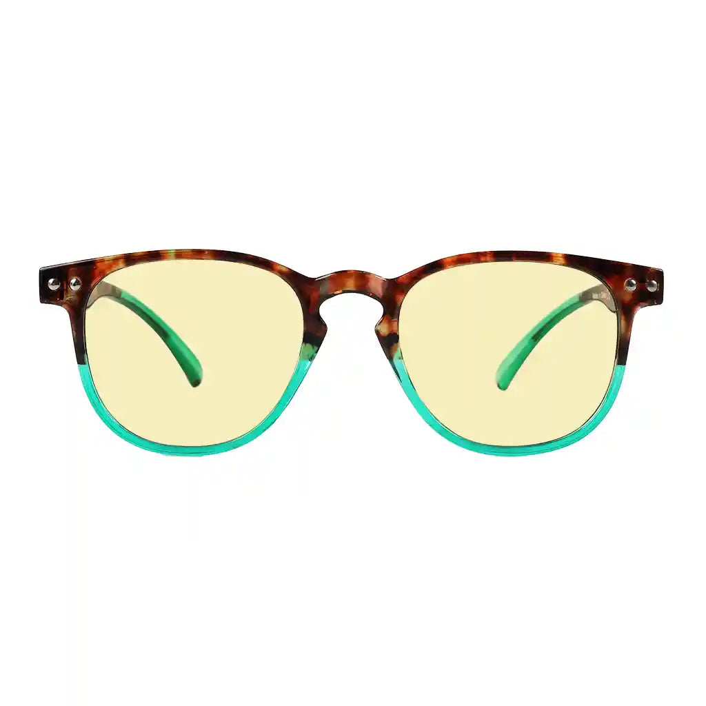 Yellow Tinted Blue Light Blocking Reading Glasses For Women
