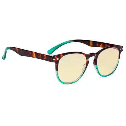 Yellow Tinted Blue Light Blocking Reading Glasses For Women