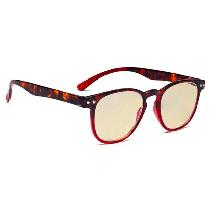 Yellow Tinted Blue Light Blocking Reading Glasses For Women