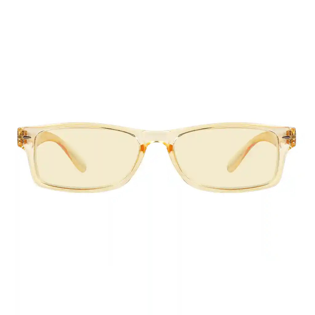 Yellow Tinted Blue Light Blocking Reading Glasses For Women