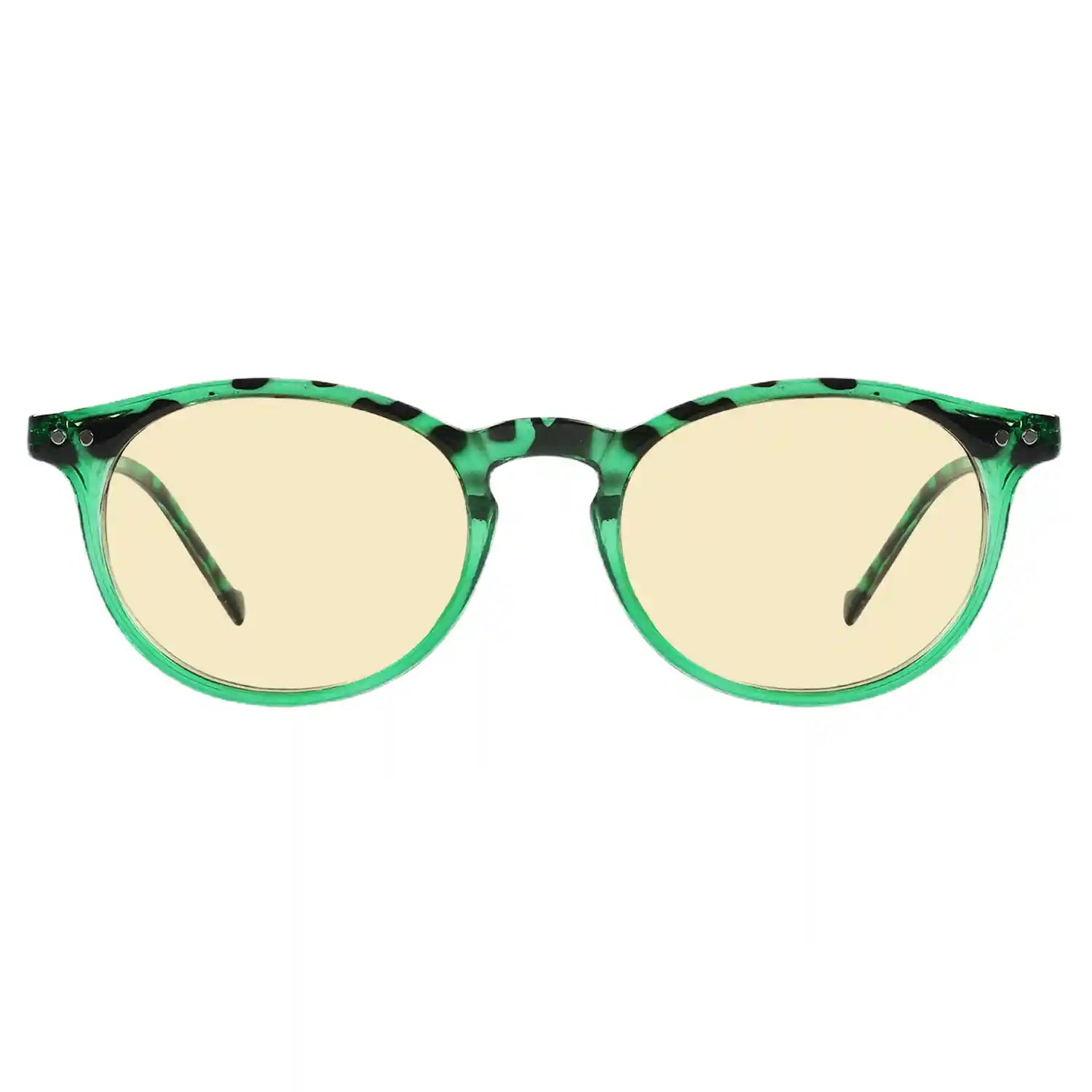 Oval Round Blue Light Blocking Reading Glasses Women