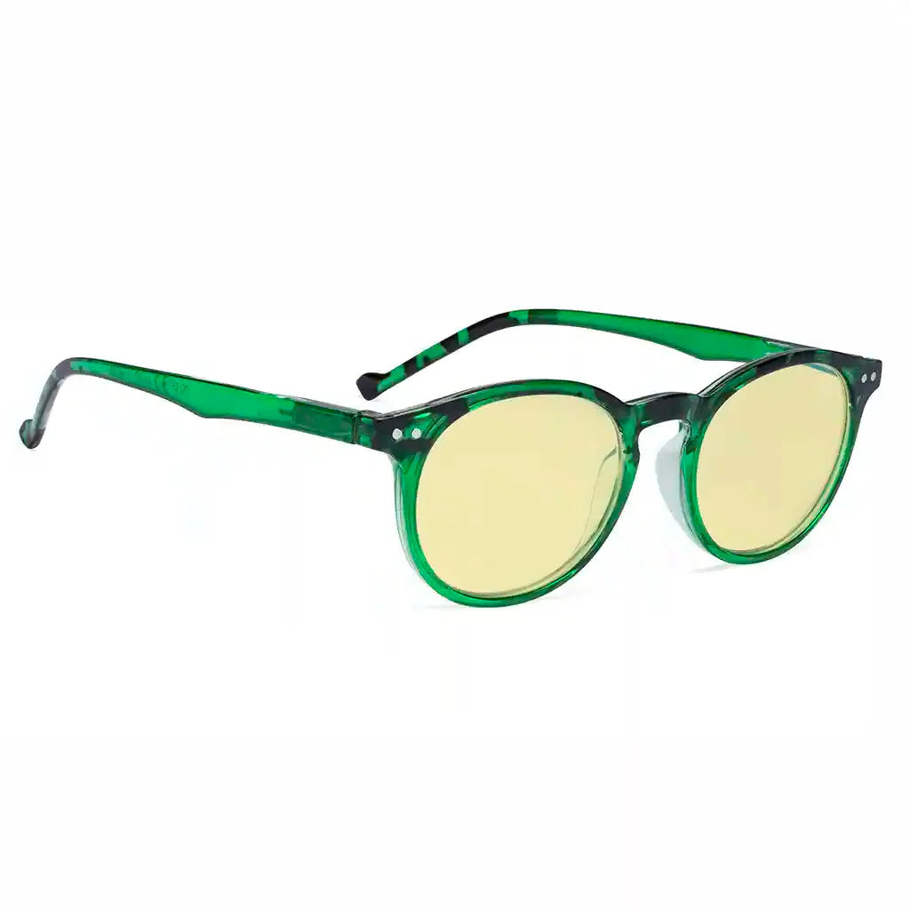 Oval Round Blue Light Blocking Glasses Women