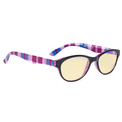 Cat-Eye Yellow Tinted Blue Light Blocking Reading Glasses For Women