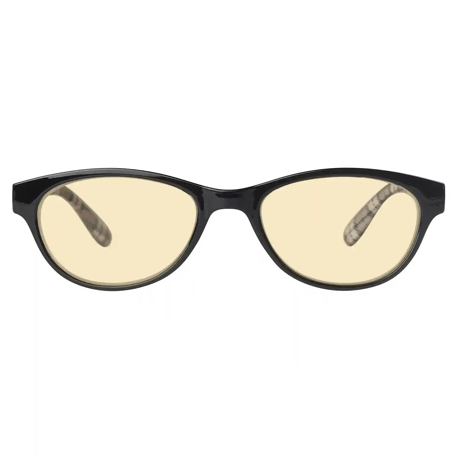 Cat-Eye Yellow Tinted Blue Light Blocking Reading Glasses For Women