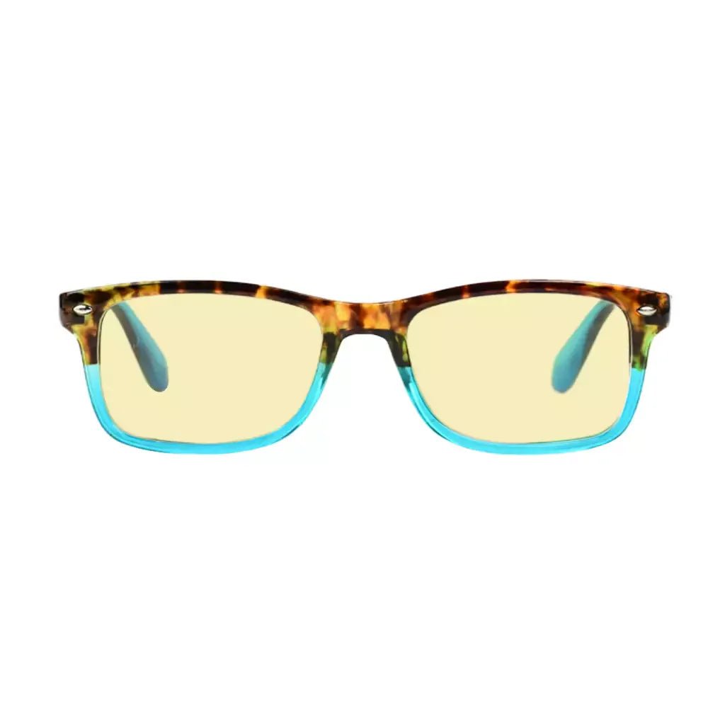 Yellow Tinted Blue Light Blocking Reading Glasses Women