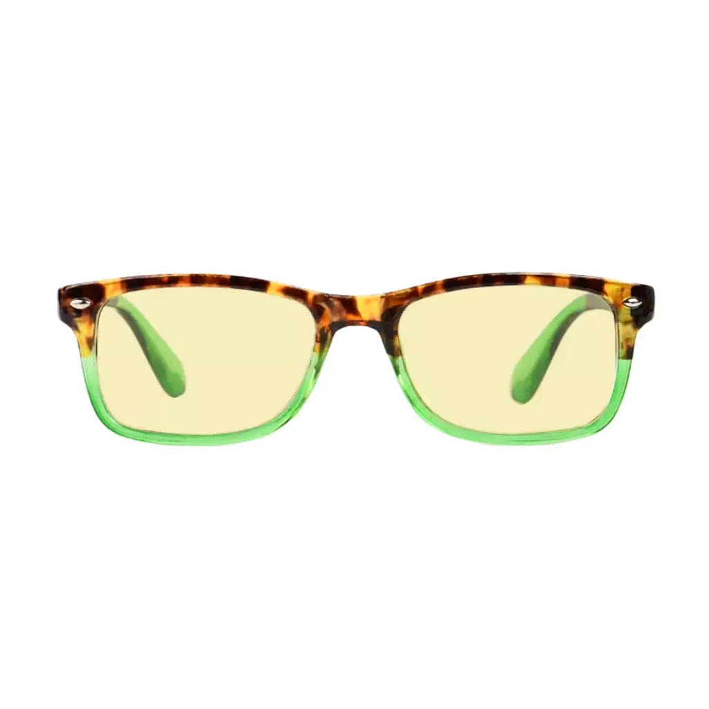 Yellow Tinted Blue Light Blocking Eyeglasses For Women