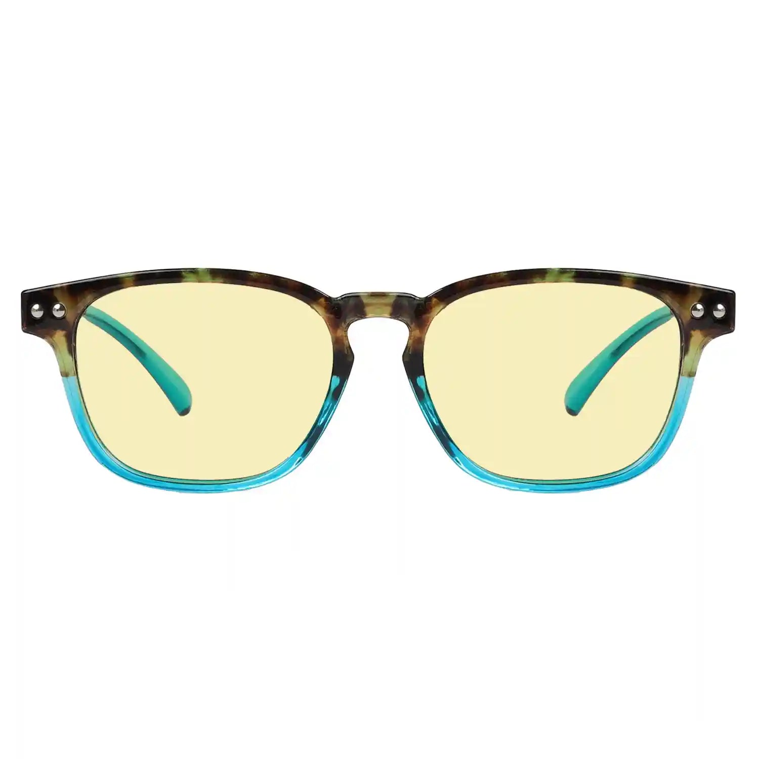 Yellow Tinted Blue Light Blocking Reading Glasses Women
