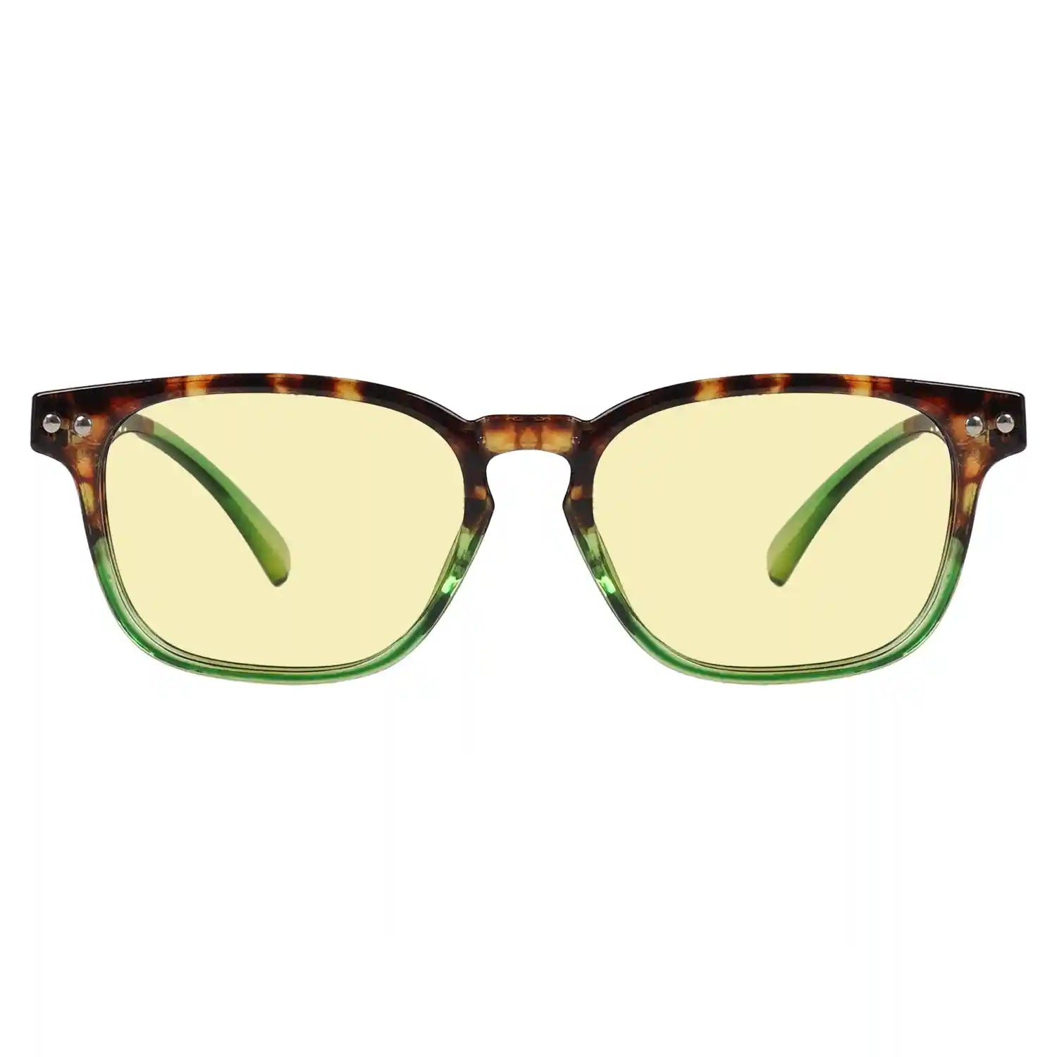 Yellow Tinted Blue Light Blocking Reading Glasses Women