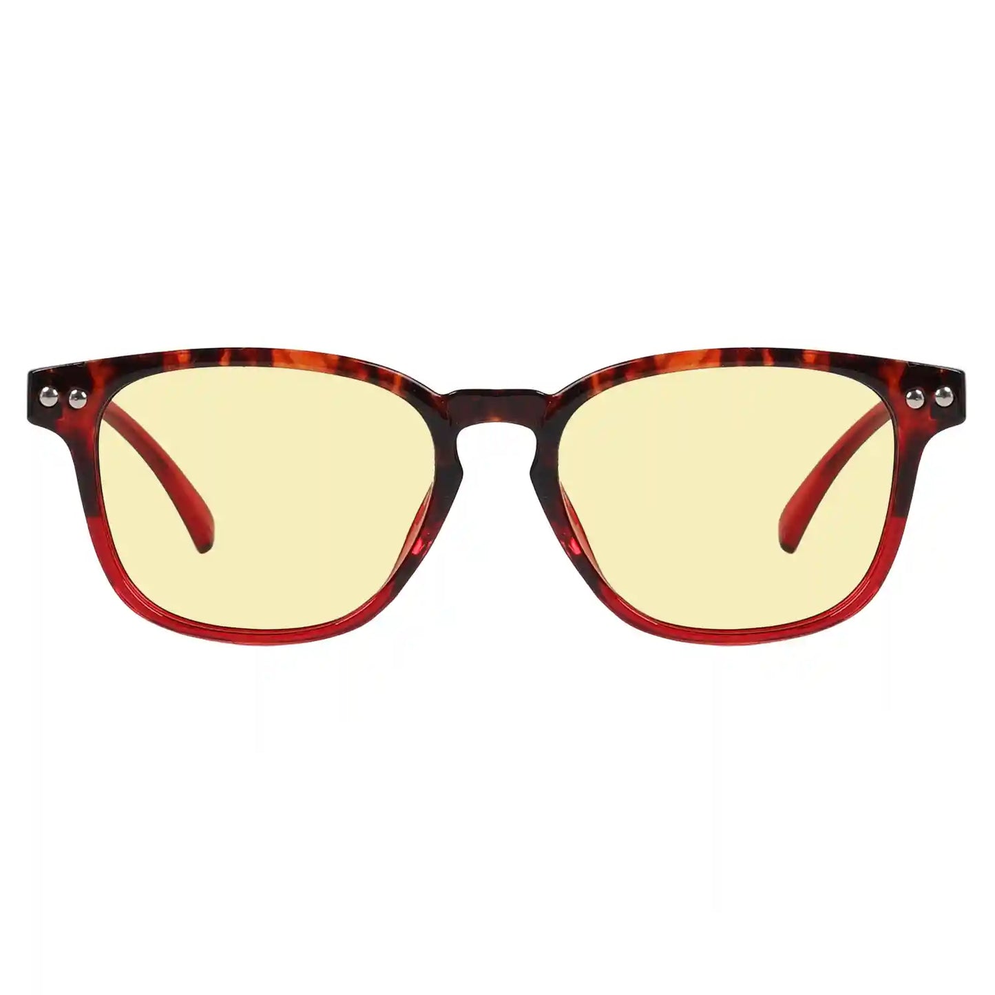 Yellow Tinted Blue Light Blocking Eyeglasses For Women