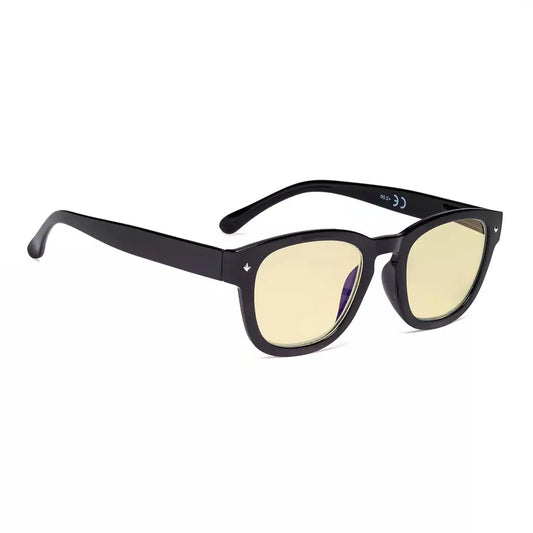 Yellow Tinted Blue Light Blocking Eyeglasses For Women Men