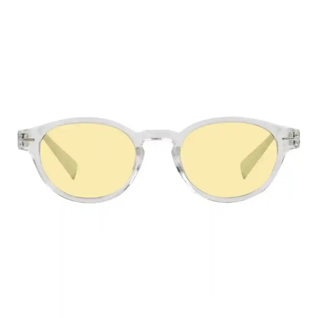 Oval Round Blue Light Blocking Reading Glasses Retro Key Hole Women