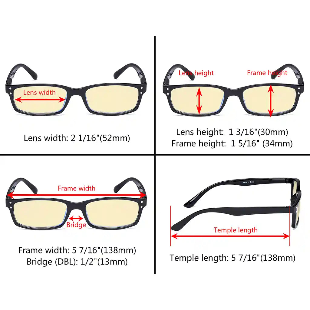 Blue Light Blocking Reading Glasses Men Women