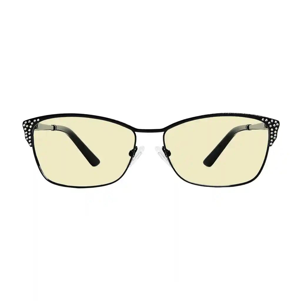 Blue Light Blocking Glasses Women Crystals Gemstones