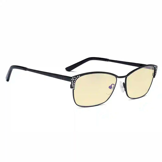 Blue Light Blocking Glasses Women Crystals Gemstones