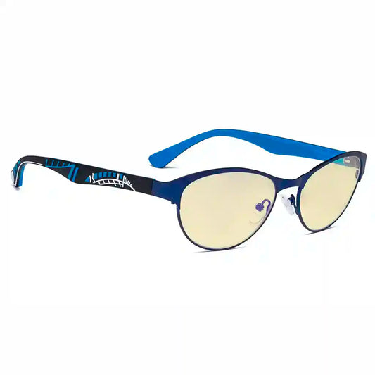 Pattern Cat-eye Blue Light Blocking Glasses Women