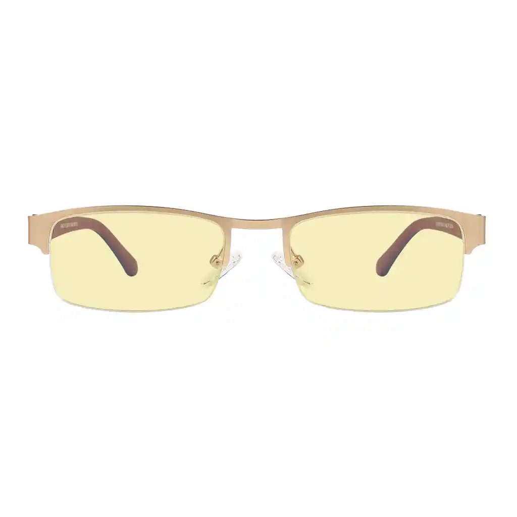 Half-rim Pattern Blue Light Blocking Glasses Women