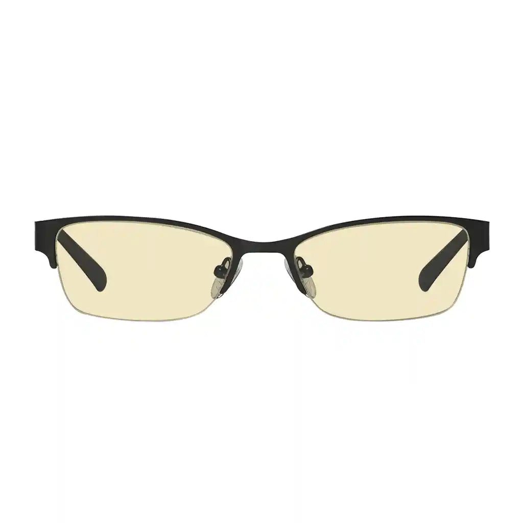 Half-rim Pattern Blue Light Blocking Glasses Women