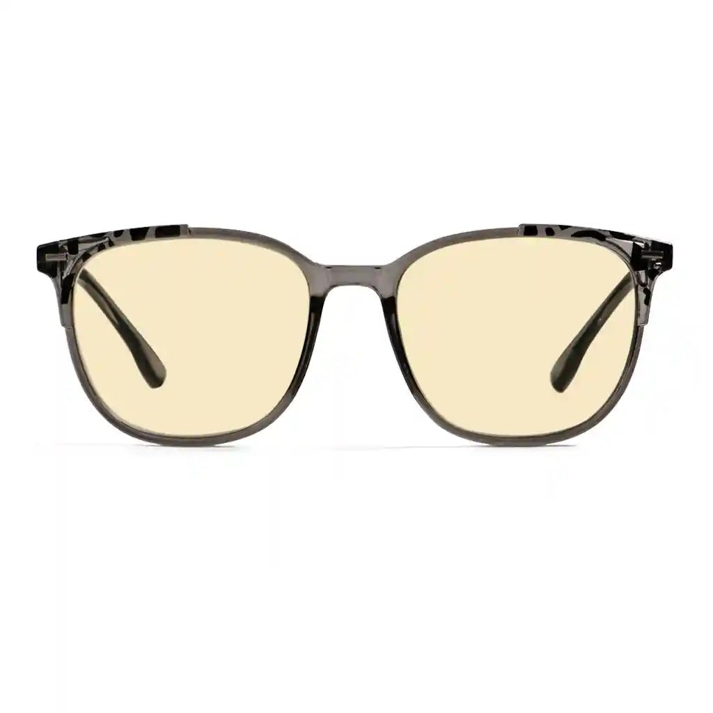 Square Oversized Blue Light Blocking Glasses Yellow Tinted Women