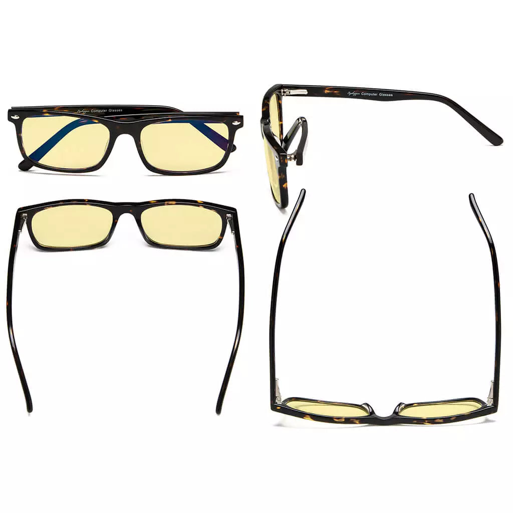 Stylish Blue Light Blocking Reading Glasses Women Men