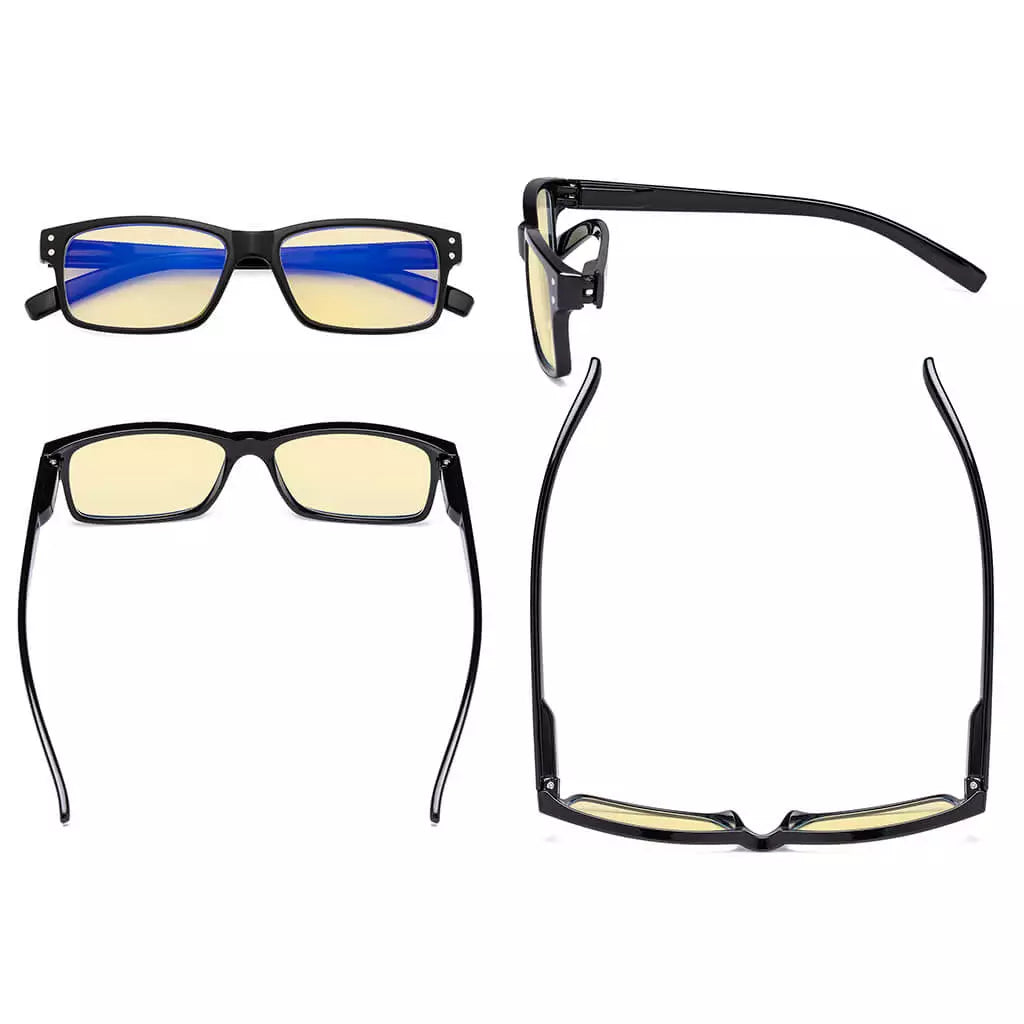 Vintage Blue Light Blocking Glasses Women Men