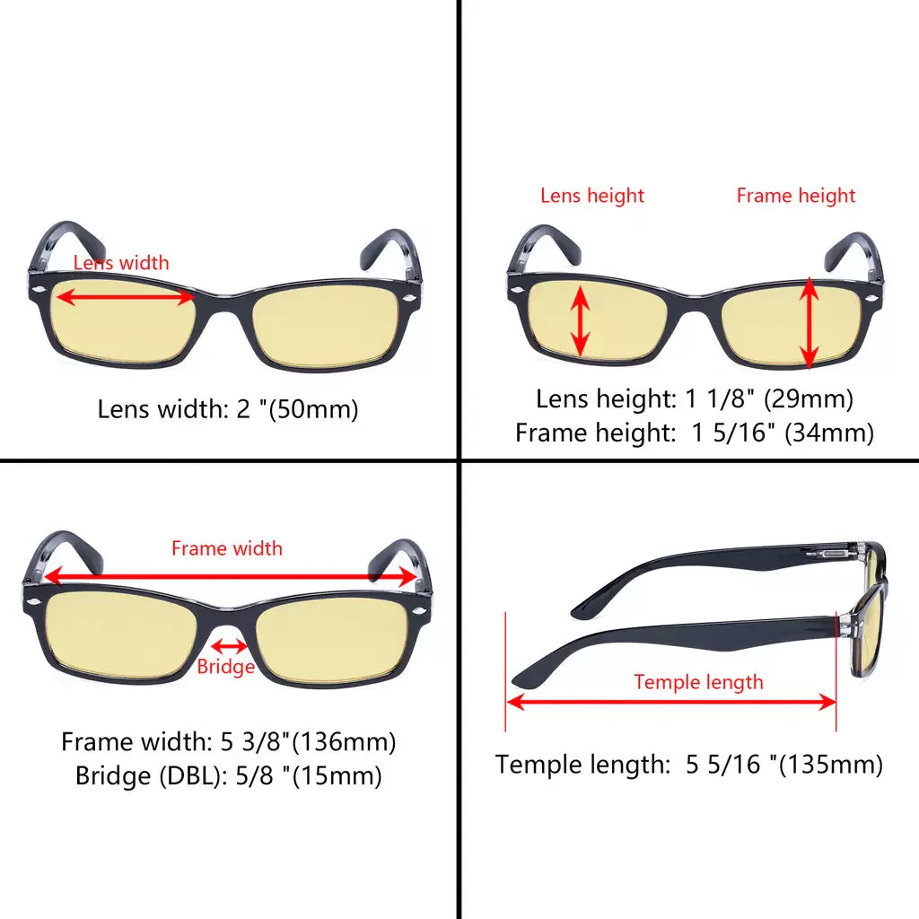 Classic Design Blue Light Blocking Reading Glasses Women