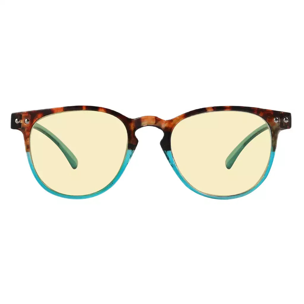 Oval Vintage Blue Light Blocking Reading Glasses Women Men