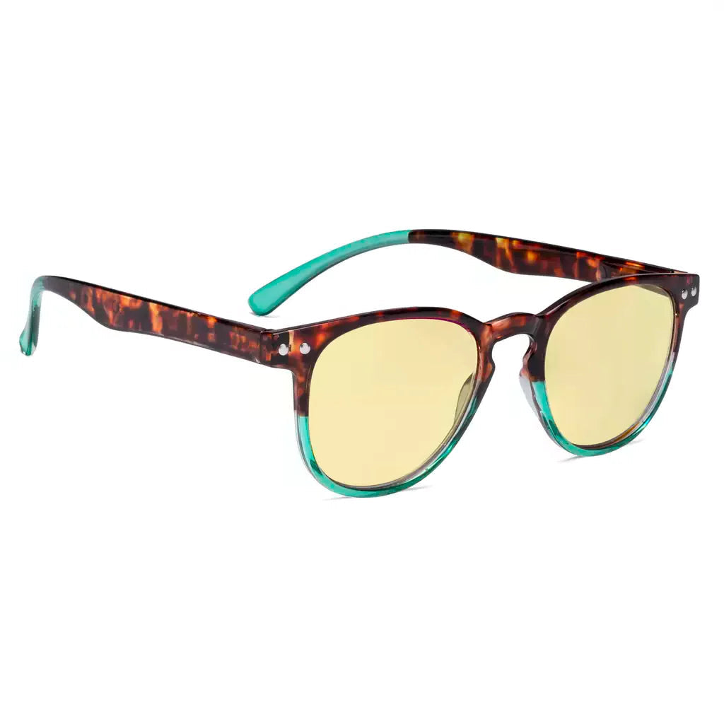 Oval Vintage Blue Light Blocking Reading Glasses Women Men