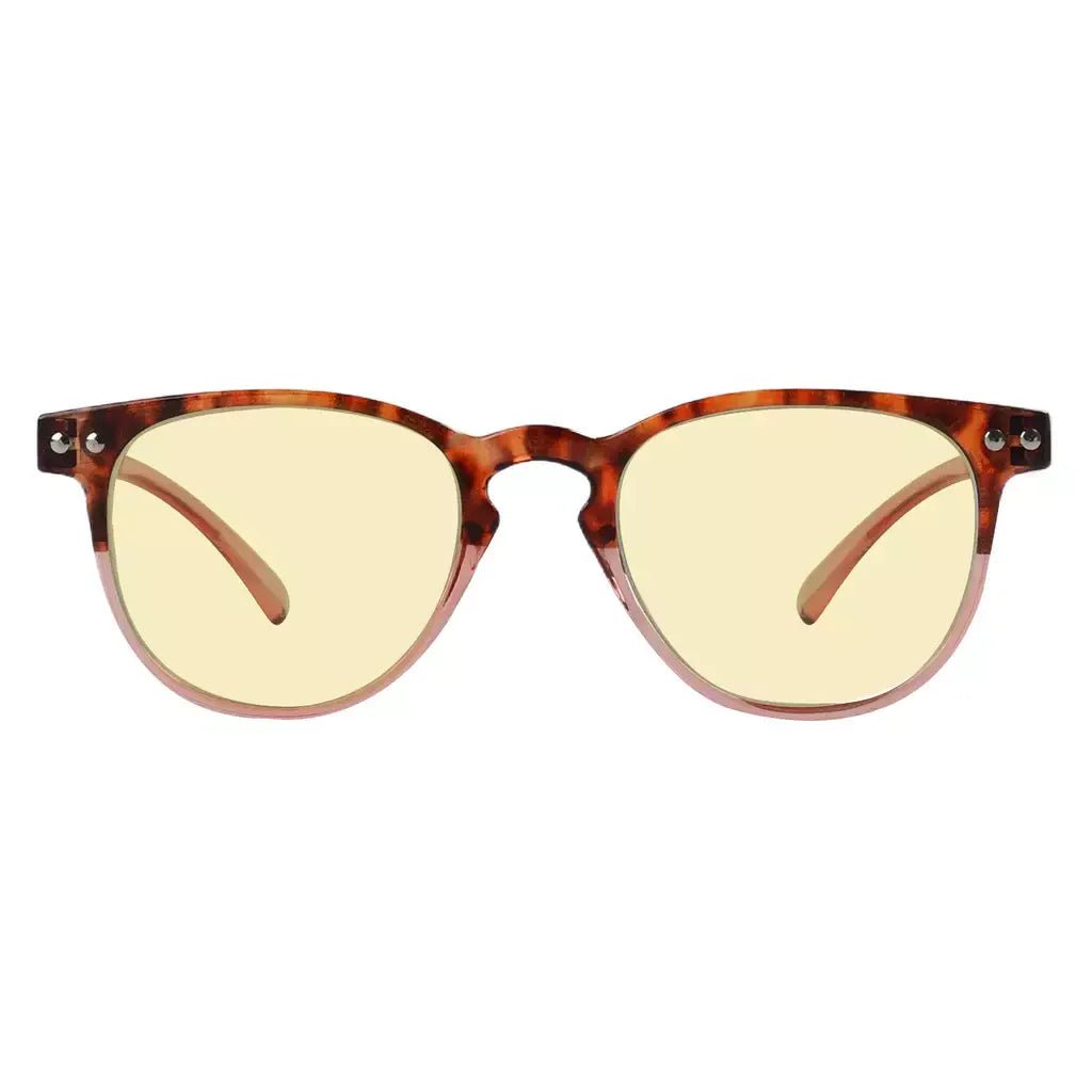 Oval Vintage Blue Light Blocking Reading Glasses Women Men
