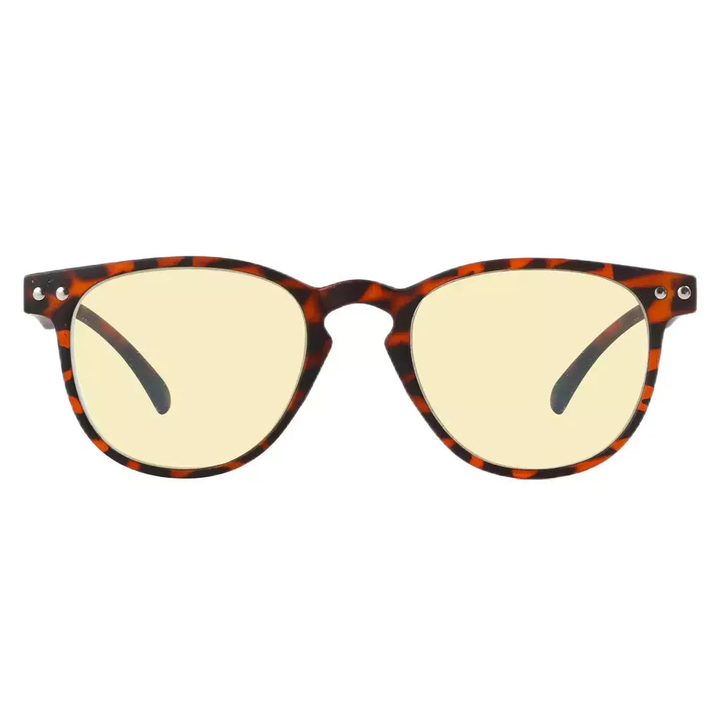 Oval Vintage  Blue Light Blocking Glasses Women Men