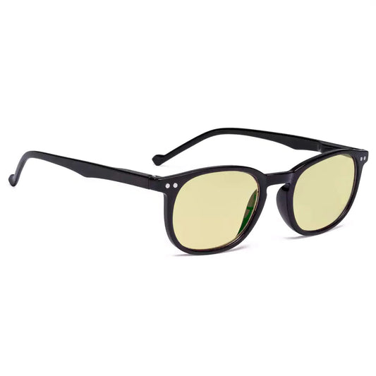 Oval Blue Light Blocking Glasses Women Men