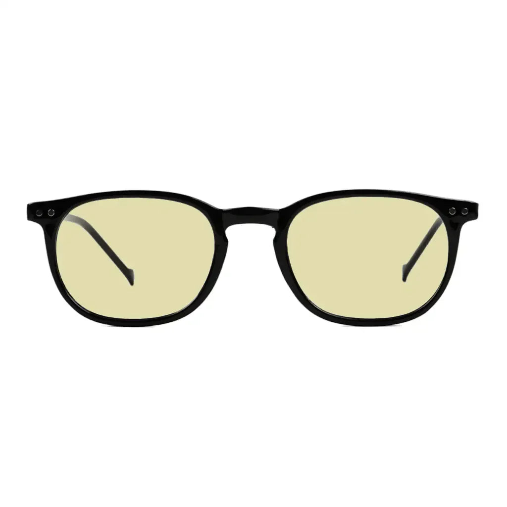 Oval Blue Light Blocking Glasses Women Men