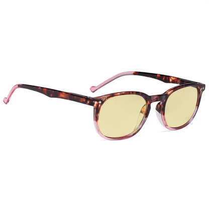 Oval Blue Light Blocking Reading Glasses Women Men