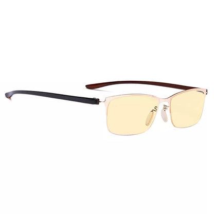 Metal Half-rim Blue Light Glasses Women Men