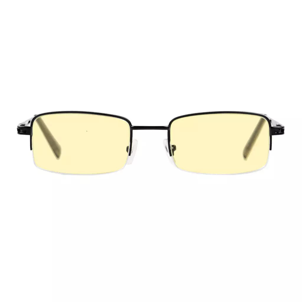Half Rim Blue Light Blocking Glasses Women Men