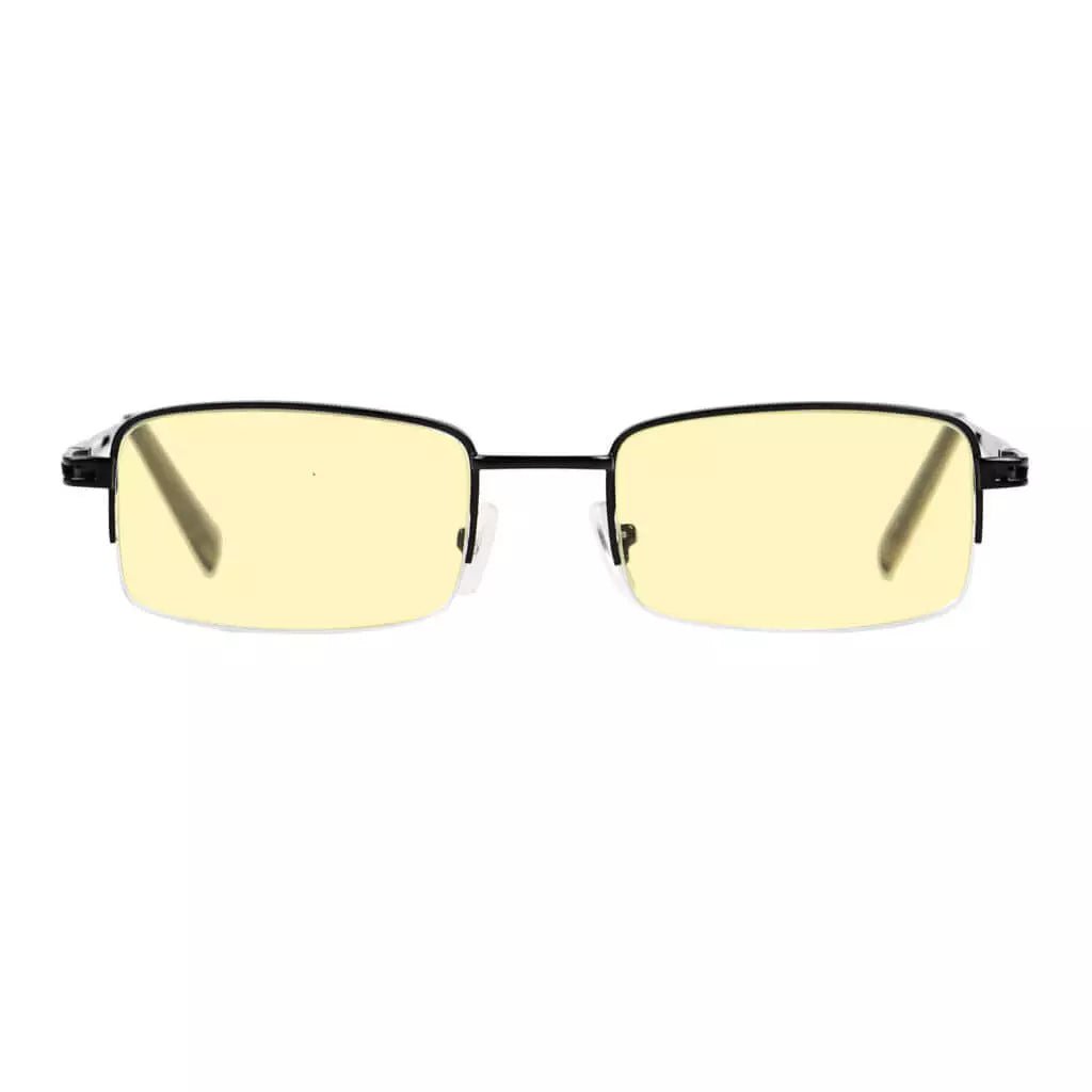 Half Rim Blue Light Blocking Glasses Women Men