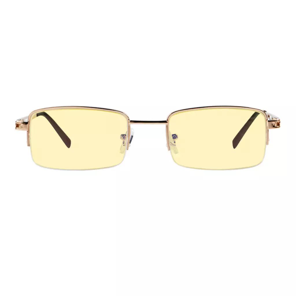 Half Rim Blue Light Blocking Glasses Women Men