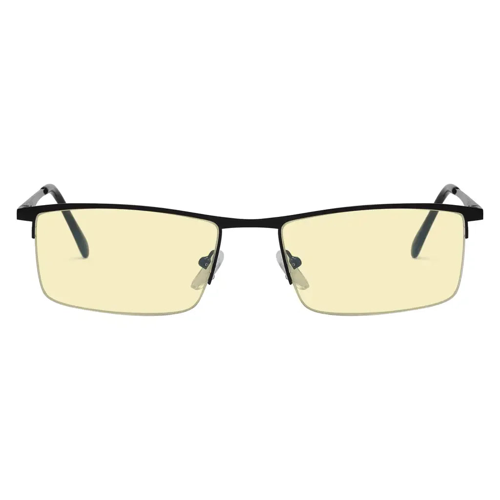 Half Rim Blue Light Glasses Women Men