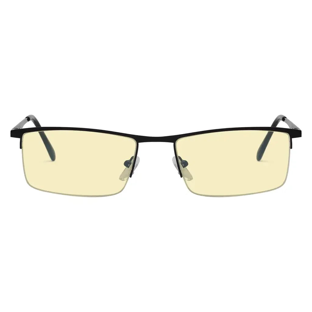 Half Rim Blue Light Glasses Women Men