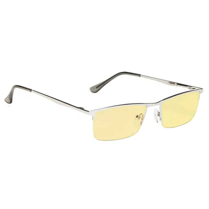 Half Rim Blue Light Glasses Women Men